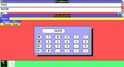 Captura de pantalla de la calculadora de Windows